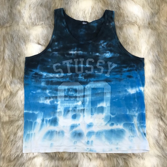 Stussy tie dye tank
